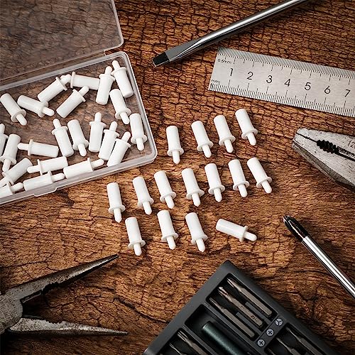 Thyle 100 Pcs Shutter Repair Pins Spring Loaded Repair Pins Replacement Plantation Shutter Windows Tools Supplies