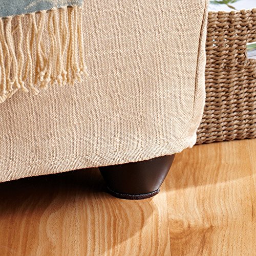 softtouch 1 1/2" Round Heavy Duty Felt Furniture Pads for Hardwood, Brown (24 Pack) - color: Brown, size: 1-1/2 Inch (24 Count), style: Standard Pack