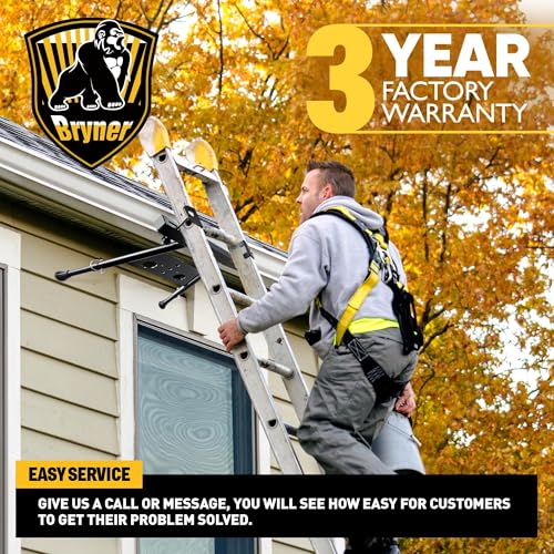 Ladder Stabilizer, Extension Ladder Stabilizer for Roof Wall Standoff Ladder Accessory Safety Stability Aviation Grade Aluminium, Adjustable Length 22-29.5In Ladder Stabilizer