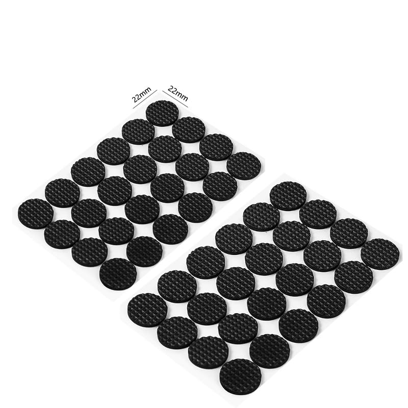 156PCS Furniture Grippers Felt Furniture Pads for Hardwood Floors Non Slip Pads Legs Self Adhesive Rubber Feet Anti Slide Hardwood Floor Protectors