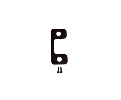 QCAA Solid Brass Deadbolt Strike Plate, Adjustable Jamb Plate, for Electronic Locks, Oil-Rubbed Bronze, 1 Pack, Made in Taiwan - color: Oil-Rubbed Bronze(Adjustable), size: 1 Pack