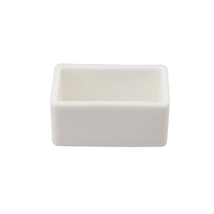 Antrader Rectangle Shaped Rubber PVC Furniture Pads Table Chair Leg Foot End Caps Covers Protectors 1" x 2" (16PCS,White) - color: White, size: 1" x 2"-16pcs