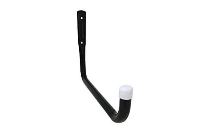 Shepherd Hardware 8091E Heavy Duty Steel 10-Inch Garage Storage Utility Hooks, 4 Pack, Black - size: 10 Inch