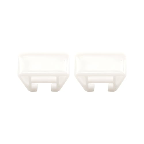 Plastic Drawer Guide Compatible with Prime-Line R 7221 21/32 in. x 1-1/8 in Rolled Edge Metal Tracks Drawer Glides Bottom Mount-2 Pack