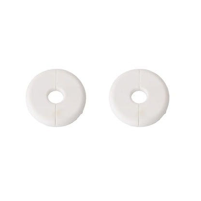 2Pcs Wall Hole Cover Cable Grommet for Ethernet Cable Wall Pass Through Routing Kit Accessories, Compatible with Cables up to 10mm Diameter and 1 Inch Wall Holes