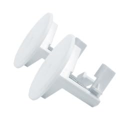 Construct Pro Speedy’Z Screw-in Cable Pass Through Port – White, 1.125" Inner Diameter, 2.5" Outer Diameter (2 Pack) - style: 2 Pack