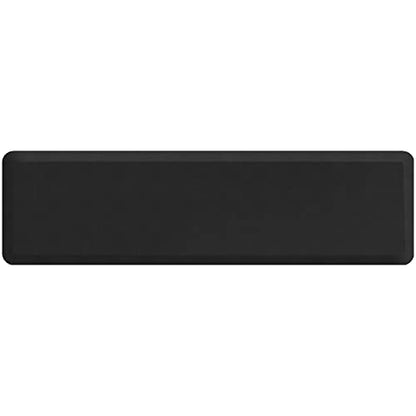 NewLife by GelPro Anti-Fatigue Nonslip 1/2" Thick Hard Floor Utility Mat for Garage, Patio and Kitchen, 20" x 72", Leather Grain Black - color: Leather Grain Black