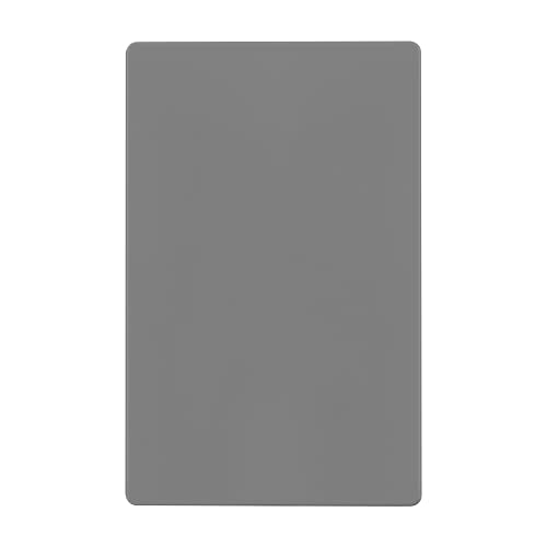 ENERLITES Screwless Blank Wall Plate, Child Safe Blank Device Outlet Cover, Standard Size, 1-Gang 4.68" x 2.93", Polycarbonate Thermoplastic, UL Listed, SI8801-GY, Glossy, Gray - color: Gray, size: Screwless Design