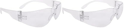 Radians MR0111ID Mirage Sleek Design Lightweight Men/Women Glasses with Distortion Free Clear Anti-Fog Lens, One Size (Pack of 2) - color: Clear Anti-fog, size: 1 Count (Pack of 2)