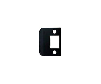 QCAA Solid Brass Extended Lip Strike, 1-3/4''X2-1/4", Matte Black, 1 Pack, Made in Taiwan - color: Matte Black(1-3/4"), size: 1 Pack