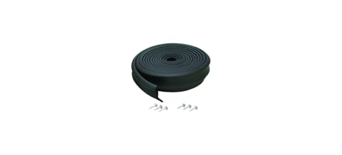 M-D Building Products 03723 9 ft. Black Rubber Garage Door Bottom Seal - size: 9 Ft.