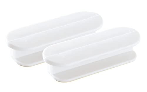 Self-Adhesive Pull Handles 4 Pack, Handle Helper for Kitchen Cabinet Knobs Drawer Window Sliding Closet Push Pull Helper Stick-on Handles (White) - color: White