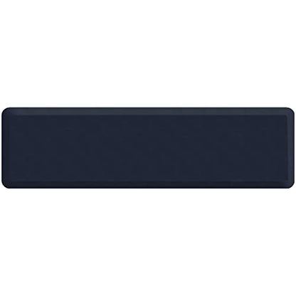 NewLife by GelPro Anti-Fatigue Nonslip 1/2" Thick Hard Floor Utility Mat for Garage, Patio and Kitchen, 20" x 72", Leather Grain Navy - color: Leather Grain Navy