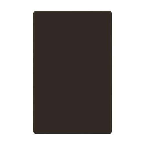 ENERLITES Screwless Blank Wall Plate, Child Safe Blank Device Outlet Cover, Standard Size, 1-Gang 4.68" x 2.93", Polycarbonate Thermoplastic, UL Listed, SI8801-BR, Glossy, Brown - color: Brown, size: Screwless Design
