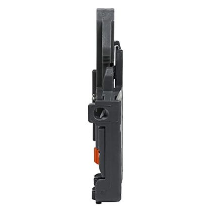 Pair of DTC Undermount Drawer Slide Plastic Front Locking Device, Grey with Screws Included