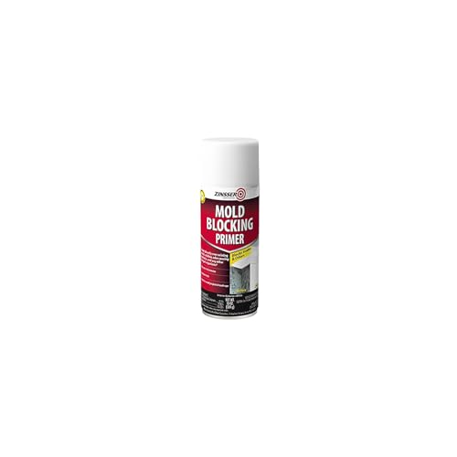 Rust-Oleum Zinsser 287512-6PK Mold Blocking Spray Primer, White, 13.00 Fl Oz (Pack of 6) - size: 13 Ounce (Pack of 6)