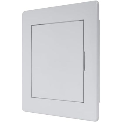 Vent Systems 4 x 4 Inch (Cut-Out) White ABS Plastic Access Panel - Access Door for Drywall, Wall, Ceiling - Electrical, Plumbing Service Wall Hole Cover - Inspection Door - 5.3 x 5.3 Inch (Outer) - size: 4 X 4 Inch / 100 X 100 Mm