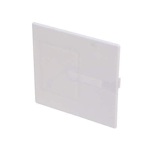Watts 8 X 8 Inch Spring Fit Access Panel Polystyrene Wall Hole Cover for Drywall - size: 8 Inch X 8 Inch