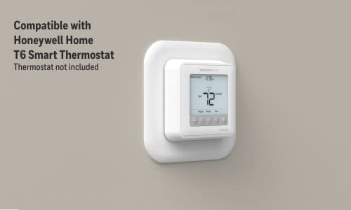 Honeywell Home Large Cover Plate & Electrical Box Adaptor for T-Series Thermostats (THP2400A1080), White