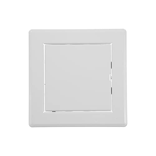 Repa Market 4 x 4 Inch Access Panel for Drywall/White Powder Coated Steel Wall Hole Cover/Door Panel/Cover Plates with Latch – Service Hatch/HVAC Access Door for Plumbing, Electrical Use - color: White, size: 4 X 4