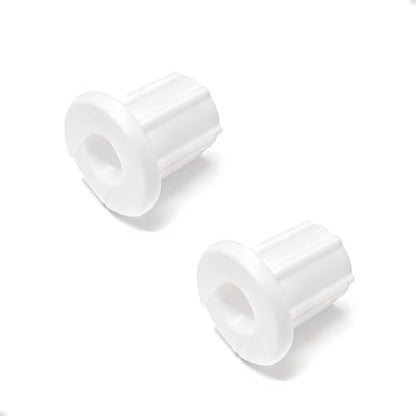 FANRTE 1/2" Wall Hole Cable Feed Through Bushing Cable Grommet for Various Cables(Coax Coaxial Cable/Network Cable/CCTV Cable) with a Diameter Less Than 8 mm Without connectors,2 Pack - White - style: 1/2 inch wall hole for Coax Cable