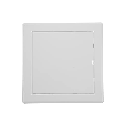 Repa Market 6 x 6 Inch Access Panel for Drywall/White Powder Coated Steel Wall Hole Cover/Door Panel/Cover Plates with Latch – Service Hatch/HVAC Access Door for Plumbing, Electrical Use - color: White, size: 6 X 6