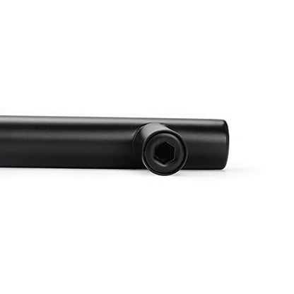 Probrico 5 Pack|Flat Black Modern Cabinet Handles Cupboard Pull Kitchen Cabinet Hardware Dresser Pulls - 6-1/3 inch Center-to-Center Bar Cabinet Pull - color: Black, size: hole center 6-3/10"