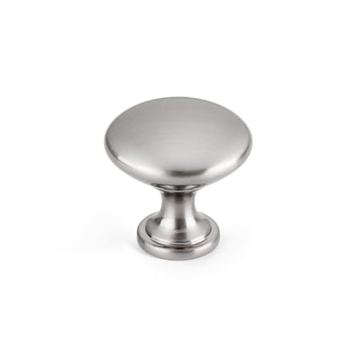 Kitchen Cabinet Knobs and Pulls Brushed Satin Nickel Drawer Knobs Single Hole Closet Door Knobs Dresser Handles Furniture Knobs,10 Pack - color: Brushed Satin Nickel, size: 10 Pack, style: Modern
