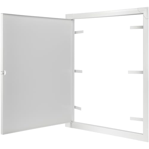 16" x 20" White Metal Access Panel - Wall Access Panel for Drywall - Hidden Wire Cover for Wall Covering Panels - Plumbing, Electricity, Heating Alarm, Bathroom, Dry Wall Hole Cover - size: 16" X 20"