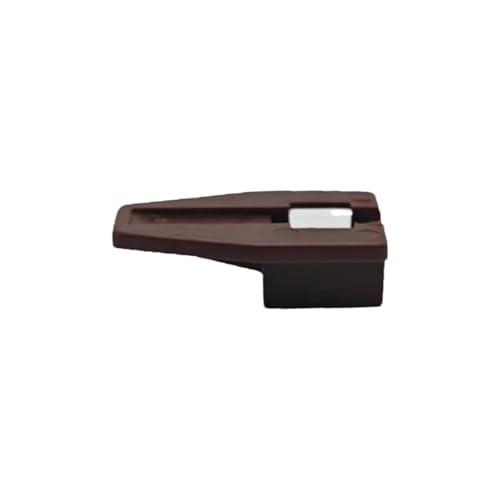 10 sets for kenlin Drawer Slide Track Guide Glide - Replacement Parts for Dressers and Nightstands - Bottom Mount - Brown (10) - size: 10