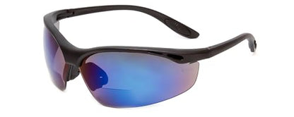 Calabria 91348 Anti Fog Bifocal Reading Safety Glasses Readers +1.50 Blue Mirror Men Women Eye Protection Protective Eyewear - color: Blue Mirror