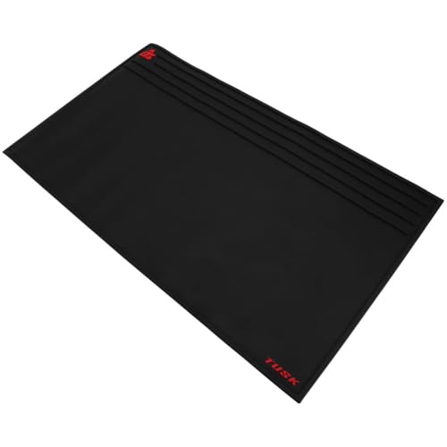 Tusk Workbench Mat 18” x 32” – Durable Black Vinyl Surface – Protective, Non-Slip, Easy-to-Clean Mat for Garage, Shop, Bench & Powersports Maintenance