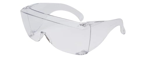 Calabria 3000 Fitover Safety Glasses with Uni-Lens – [Clear - 3 Pack] Wrap Around Eye Protection | Anti-Fog Scratch Resistant | Protective Eyewear - color: Clear 3-pack