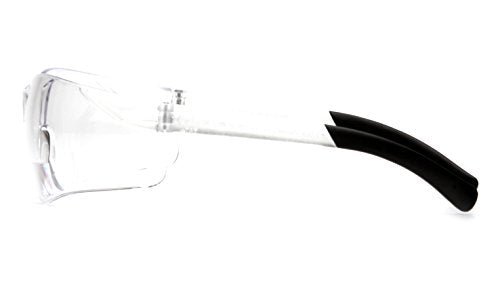 Pyramex Safety S2510R20 ZTEK Safety Glasses with clear 2.0 Bifocal lens - color: Clear 2.0 Diopter Lens/ Clear Frame