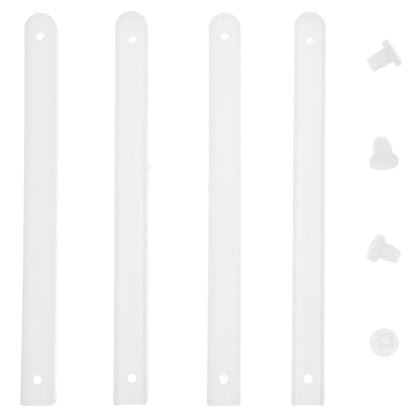 7.28 Inch Heavy Duty Cabinet Drawer Slides with Accessories Smooth Sliding Rails for Furniture Drawers Tv Cabinets Cupboards Side Mount Track Guides