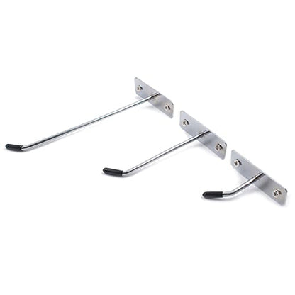 30pcs Wall Mounted Heavy Duty Metal Single Hooks Home Storage Organizer Hanger Stainless Steel Hooks (2/4/6inch) - size: 2/4/6 IN
