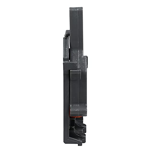 Pair of DTC Undermount Drawer Slide Plastic Front Locking Device, Grey with Screws Included