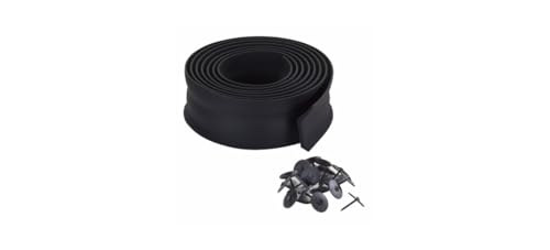 M-D Building Products 03723 9 ft. Black Rubber Garage Door Bottom Seal - size: 9 Ft.