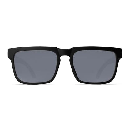Safety Polycarbonate Polarized Sunglasses for Men and Women UV400 Protection and Includes ANSI Z87 - color: Matte Black-polarized