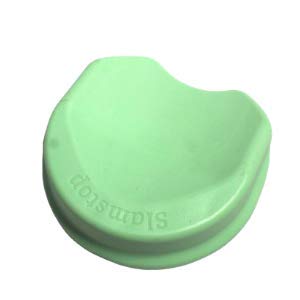 SlamStop Door Stopper Stops Slamming Doors by Wedging Door Open (Single, Green) - color: Green, size: Single