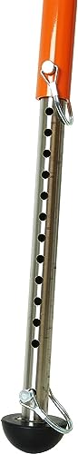 Bighorn Ladder Stabilizer for Roof Safety | Lightweight Aluminum | Easy Adjustable | Stabilizing & Secure | Gutter Clips/Hooks Included | Easy Access Handle Support | Fold for Transport & Storage