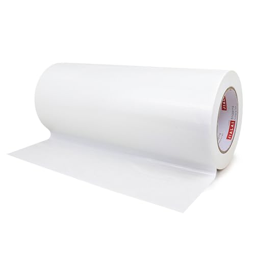 12 Inch Wide Duct Tape, Industrial Grade 30Yards (90 ft) Wide Tape Duct, 9 Mil Heavy-Duty, Waterproof, Strong, Flexible, No Residue, for Crafts & Home Improvement (White, 12'' x 90ft) - color: White, size: 12'' x 90ft