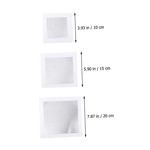 3pcs Self-Adhesive Wall Repair Patch Kit Drywall Repair Stickers for Quick Hole Mending Lightweight Mesh for Smooth Finish for Home Decor and Damage Restoration