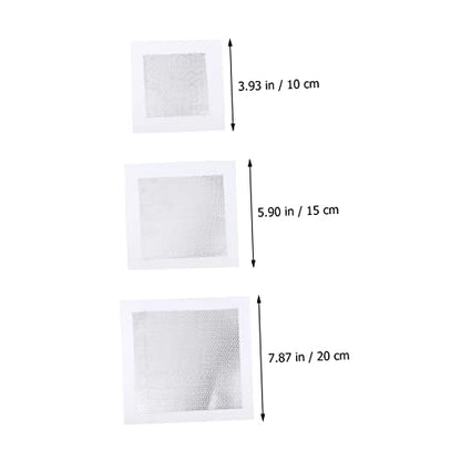 3pcs Self-Adhesive Wall Repair Patch Kit Drywall Repair Stickers for Quick Hole Mending Lightweight Mesh for Smooth Finish for Home Decor and Damage Restoration