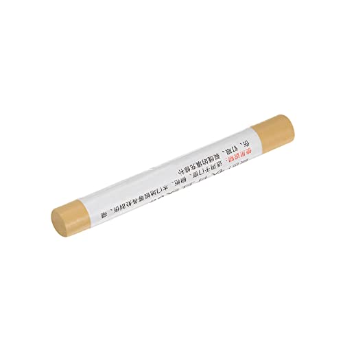 uxcell Wood Wax Filler Stick, Furniture Crayons Wooden Repair Wax Filler Stick Touch Up Wax Paint Pens for Scratches Holes Floor Laminate Tables Desks, Light Spanish Yellow - color: Light Spanish Yellow