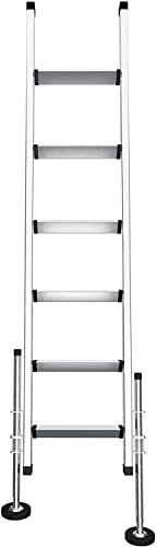 Ladder Leveler Pair,Ladder Accessories Tools Working on Stairs, Adjustable Ladder Leveler for Stable Platform and Ground Level for All Surfaces-Standard Version （20"）