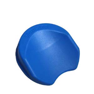 SlamStop Door Stopper Stops Slamming Doors by Wedging Door Open (Single, Blue) - color: Blue, size: Single