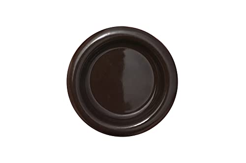 Shepherd 1-1/4" Round Reusable Carpet Bottom Furniture Caster Cups for Office Chairs, Desks, and Carts, Furniture Wheel Caster Cups for Carpet and Hardwood Surfaces, 4-Pack, Brown