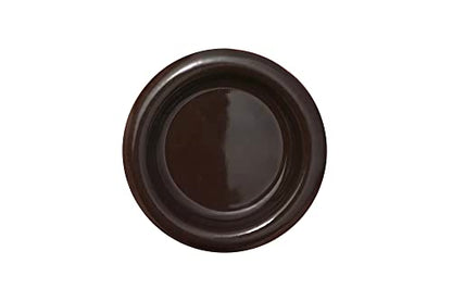 Shepherd 1-1/4" Round Reusable Carpet Bottom Furniture Caster Cups for Office Chairs, Desks, and Carts, Furniture Wheel Caster Cups for Carpet and Hardwood Surfaces, 4-Pack, Brown