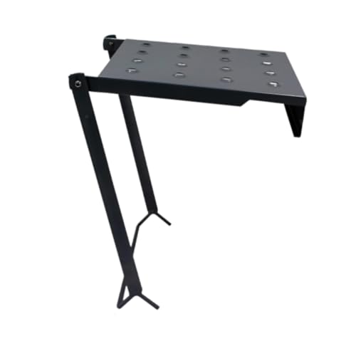 Ladder Work Platform Extension Tray Shelf Stand Non Slip Iron Sturdy Support Wide Step Attachment Suitable for Painters Tools Home Improvement 30cmx26